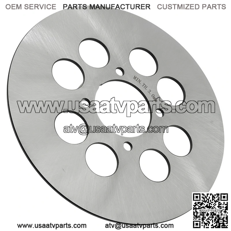 For Yamaha Raptor 660R 2001-2005 Rear Right Brake Disc with Brake Pads and Bolts