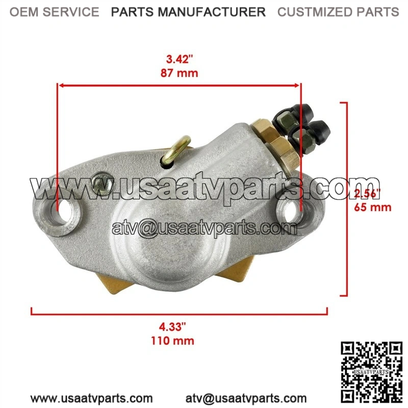For Yamaha Viking 700 YXM700 EPS 2014-26 2x Front Rear Brake Disc Rotor With Bolts - Image 2