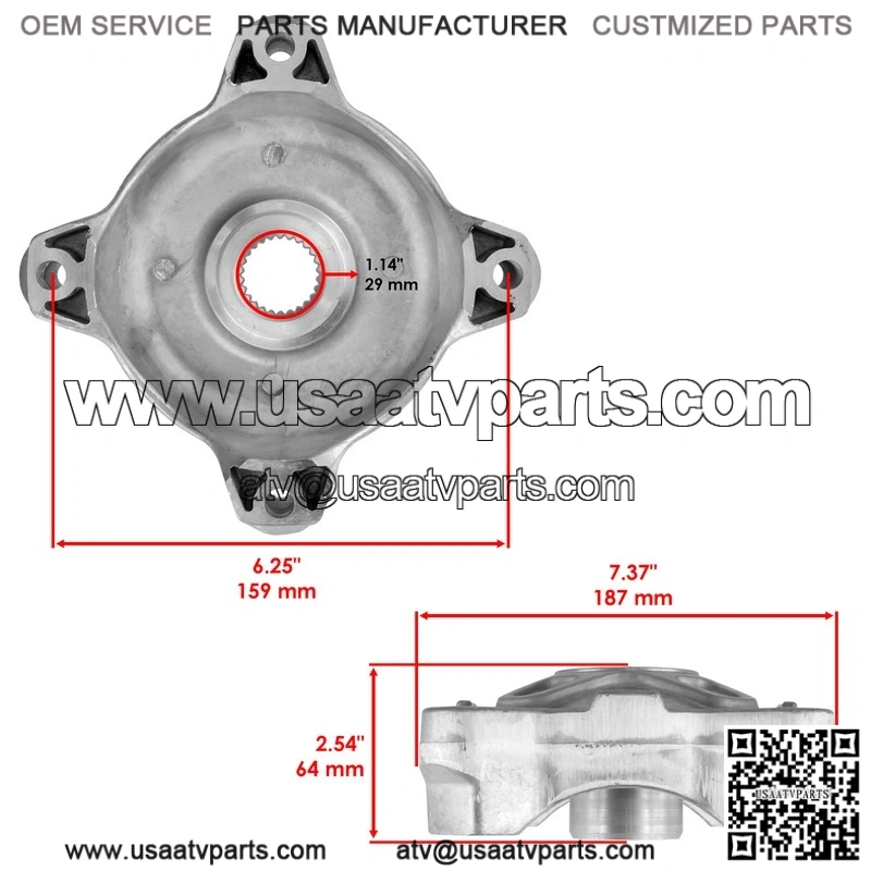 Fits Yamaha 5FK-2582W-00-00 Rear Wheel Brake Disc Rotor - Image 2
