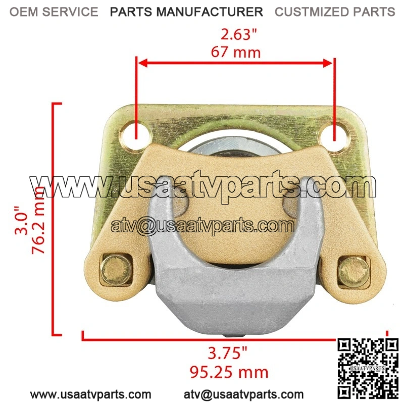Fits Yamaha YFZ450X 2010 2011 Front and Rear Brake Disc Rotor With Brake Pads - Image 2