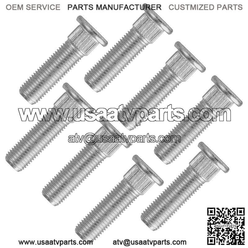 Yamaha Rhino 660 YXR660 2004 2005 2006 2007 8 Rear Wheel Stud Bolt Serration - Image 3