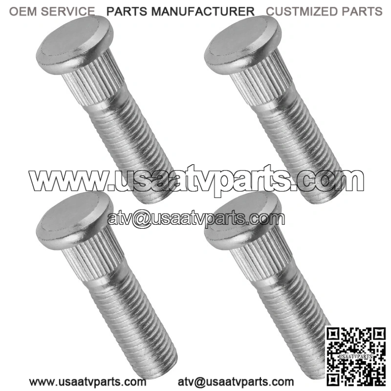 Honda Rancher 420 TRX420FE1 FM1 FM2 2014-25 QTY 4 Front Wheel Hub Stud Bolt - Image 3