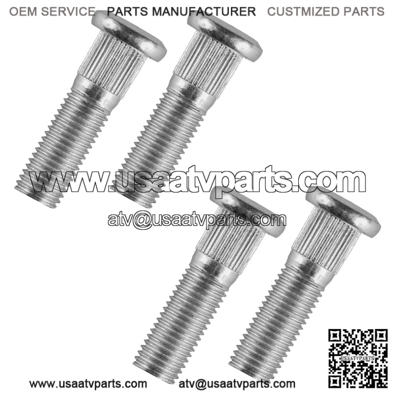 Honda Rancher 420 TRX420FE1 FM1 FM2 2014-25 QTY 4 Front Wheel Hub Stud Bolt - Image 4