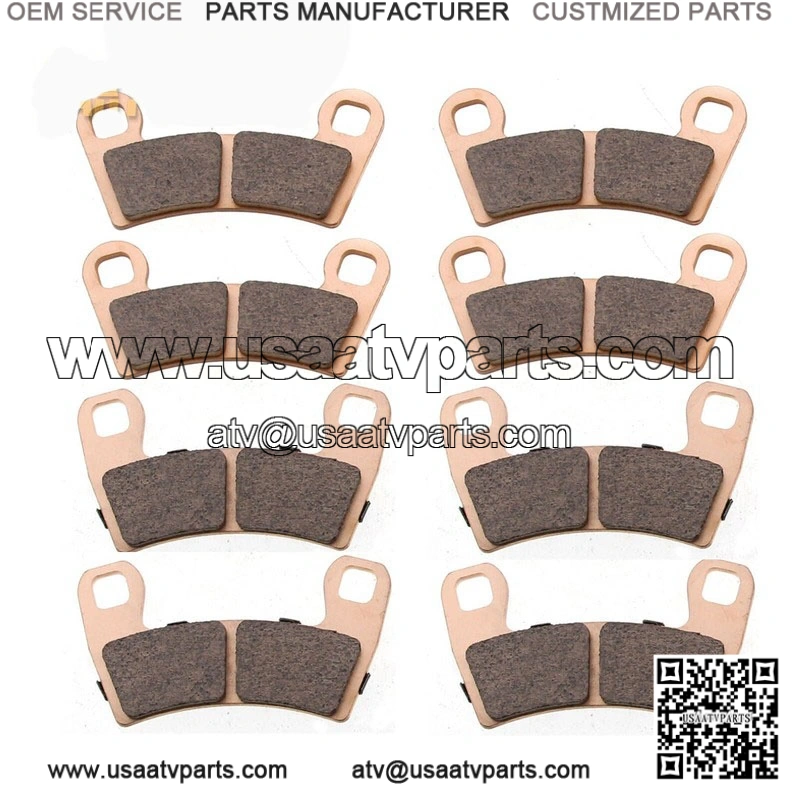 Sintered Front & Rear Brake Pads for Polaris RZR 900 Trail XC Edition EPS (2015-2020) | Fr+R Brake Set