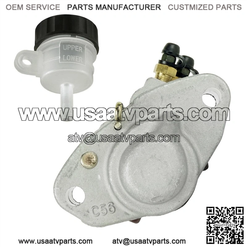 Rear Brake Caliper Pads Fluid Reservoir for Polaris Predator 500 LE 2003-2007 - Image 2