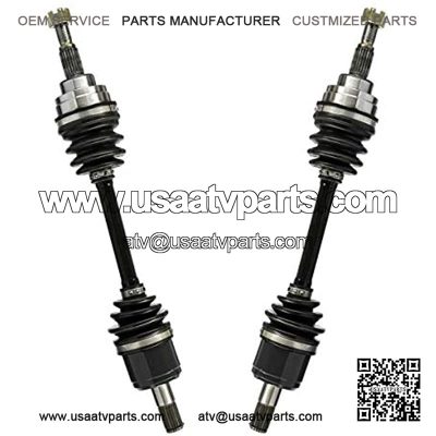 Front Driver and Passenger Side ATV CV Axle Drive Shaft Assembly
